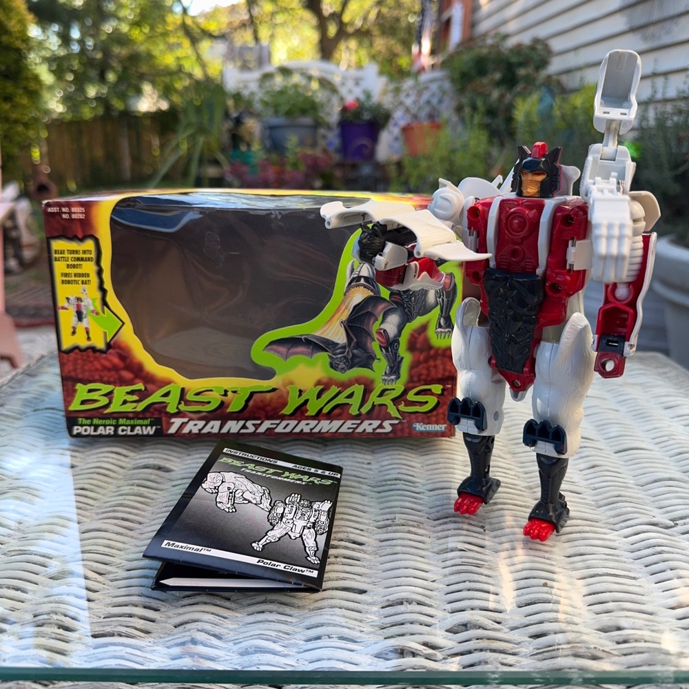 Transformers Beast Wars Mega Class Polar Claw Action Figure Complete w/ flaws